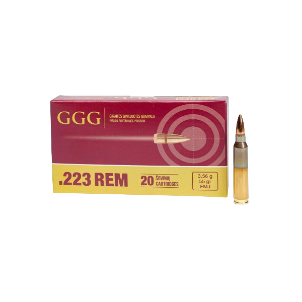 GGG FMJ, cal. .223 Rem., 3,56 g