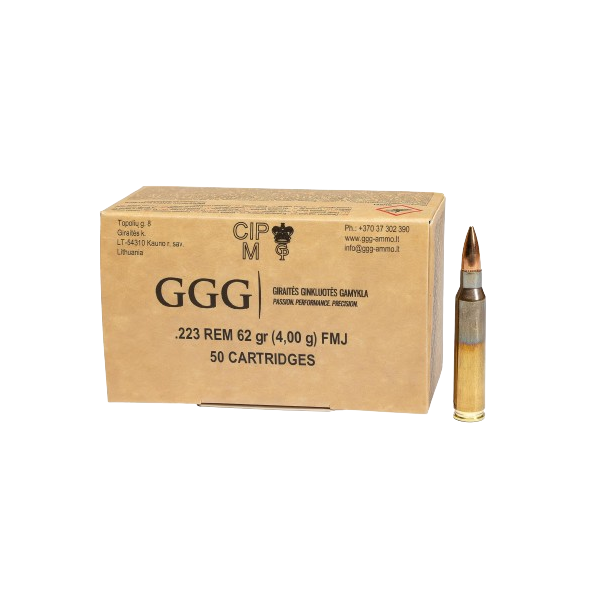 GGG FMJ, cal. .223 Rem., 4,0 g