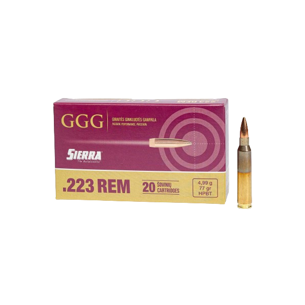 GGG HPBT, cal. .223 Rem., 3,56 g