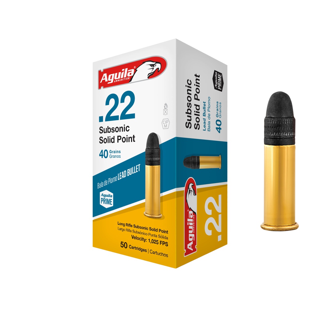 Aguila Subsonic SP, cal. .22 LR, 2,6 g