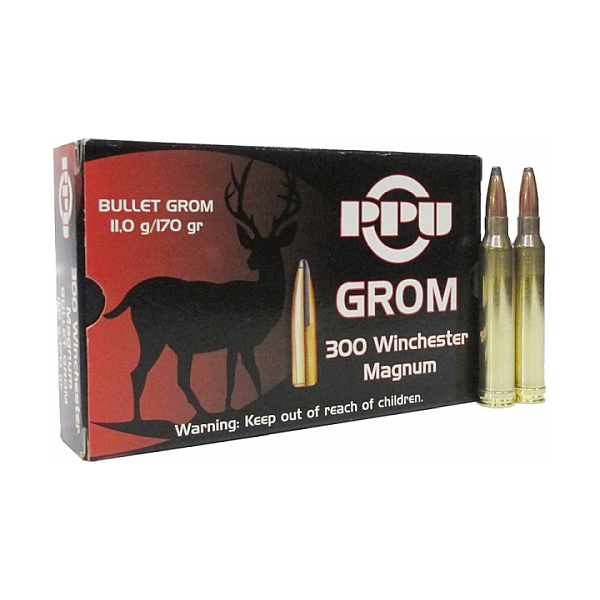 PPU Grom, cal. 300 WM, 11,0 g